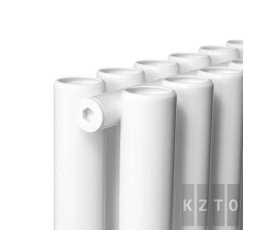 Стальной трубчатый радиатор KZTO Гармония 2-500-10 боковое подключение 10 секций Г250010