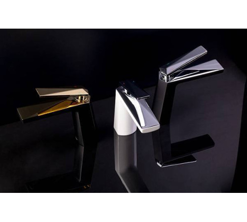 Смеситель для раковины Boheme Venturo золото глянцевое 381