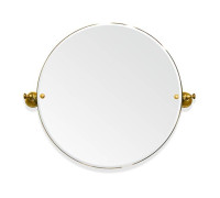 Зеркало круглое Tiffany World Harmony 023 69х60 см вращающееся золото TWHA023oro
