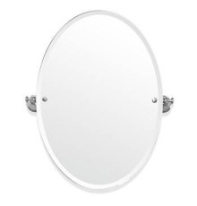 Зеркало овальное Tiffany World Harmony 021 56х66 см вращающееся белый/хром TWHA021bi/cr