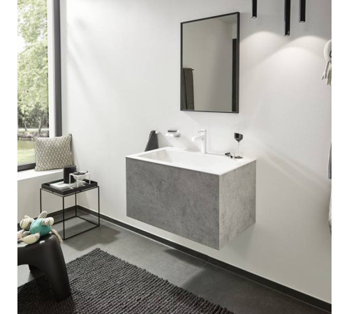 Смеситель для раковины Hansgrohe Finoris на 1 отверстие с донным клапаном белый матовый 76020700
