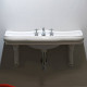 Раковина Kerasan Retro 100 100х54.5 см 1 отверстие белая 7602/107901/105001