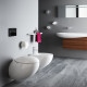 Биде подвесное Laufen Il Bagno Alessi One 58.5x39x35.5 см LLC белый 8.3097.1.400.304.1