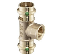 Тройник Viega Sanpress бронза 1/2х15х15 мм 115630