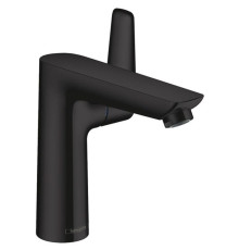 Смеситель для раковины Hansgrohe Talis E 150 однорычажный со сливным гарнитуром матовый черный 71754670