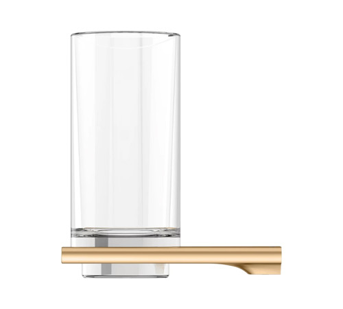 Стакан Keuco Edition 400 подвесной хрустальный brushed brass 11550259000
