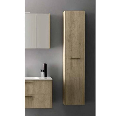 Шкаф-пенал Cerasa Velvet 35х37х168 см подвесной левый Tavolato Biscotto VECH321535P1