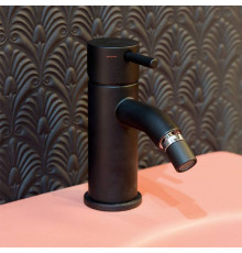 Смеситель для биде Cisal Less New однорычажный черный матовый LN00055040