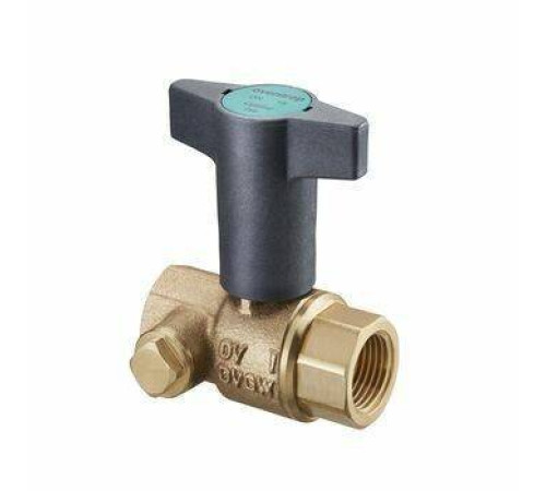 Шаровой кран Oventrop Optibal TW Ду 40 Rp 1 1/2 x Rp 1 1/2 PN10 бронза 4208812