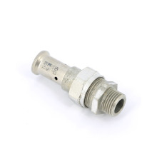 Муфта пресс латунная HENCO с плоским уплотнением 16х3/4 26P-1605