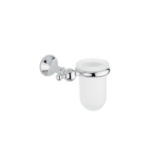 Стакан для зубных щеток подвесной Boheme Revolut сатиновое стекло хром RE 145.51