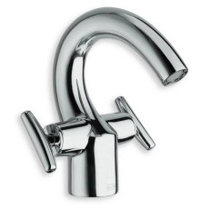 Смеситель для раковины Tres двухвентильный с донным клапаном хром SZ22651