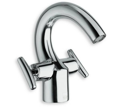 Смеситель для раковины Tres двухвентильный с донным клапаном хром SZ22651