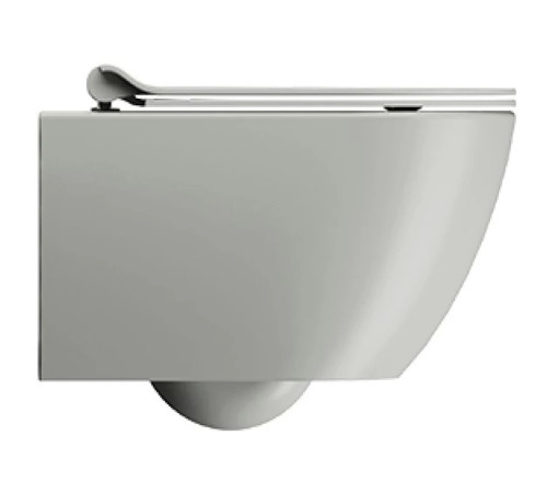 Унитаз подвесной безободковый GSI Pura 500x360 мм Swirlflush Cenere Matte 8816FR517