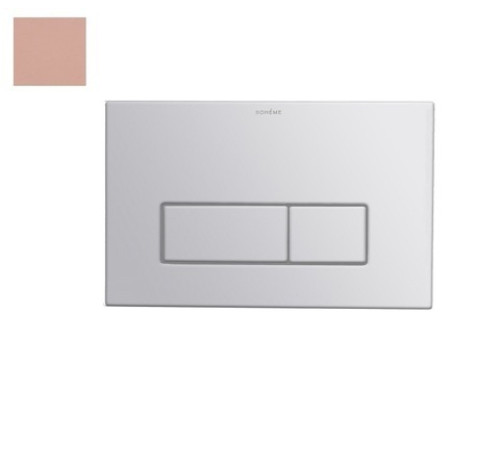 Кнопка смыва для инсталляции Boheme нержавеющая сталь copper brushed 669-CB