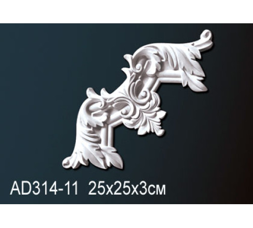 Угловой элемент для молдинга Perfect полиуретан AD314-11