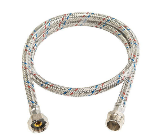 Гибкая подводка антивибрационная Uni-Fitt НВ 1 80 см DN 25 оцинкованная сталь 504S4408