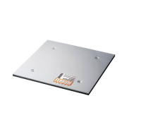 Экран защитный Ferrum 580х580 мм с отверстием d 200 мм AISI 430 0.5 мм f5320