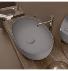 Раковина Kerasan Nolita 60х40 см без отв. Ferro matt 534389