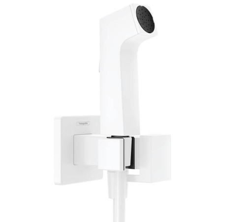 Гигиенический душ Hansgrohe 1jet настенный белый матовый 29233700