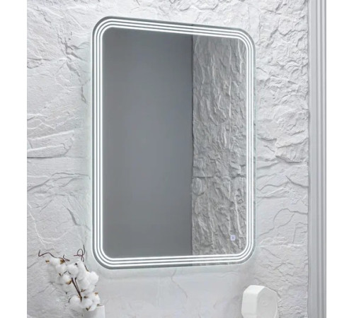 Зеркало AQUAme 600х800 мм с подсветкой бегущий свет AQM9107