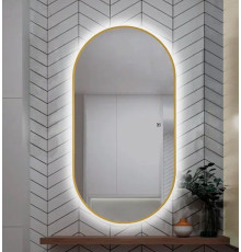 Зеркало AQUAme 550х1050 мм с подсветкой и подогревом AQM9108G