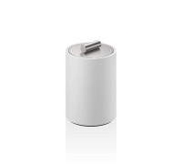Баночка универсальная Decor Walther Stone DMD S 11x8 см белый/сталь матовая 0971255