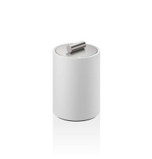 Баночка универсальная Decor Walther Stone DMD S 11x8 см белый/сталь матовая 0971255