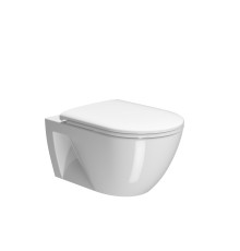 Уценка. Унитаз подвесной безободковый GSI Pura Eco Swirlflush белый глянцевый 880711_УЦ