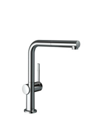 Смеситель для кухни Hansgrohe Talis M54 270 однорычажный с вытяжным изливом 1jet sBox хром 72809000