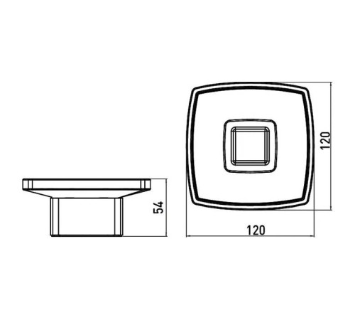 Мыльница настольная emco Loft сатинированное стекло черная 0530 133 01