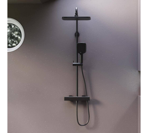 Душевая система с термостатом AM.PM Gala черный 953800300