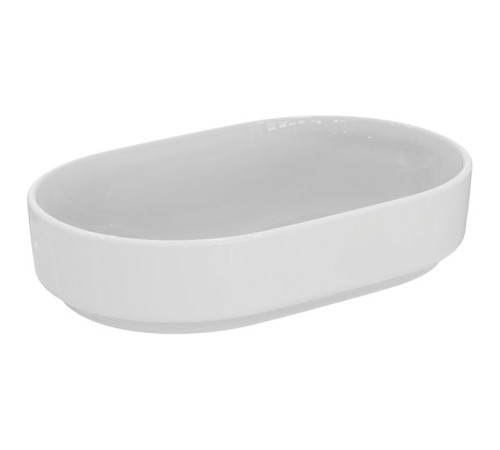 Раковина накладная Ideal Standard i.life O овальная 60x38 см белая T573101