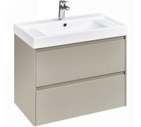 Тумба под умывальник подвесная Roca Ona 785x450x565 мм 2 ящика Бежево-серый матовый A857630510