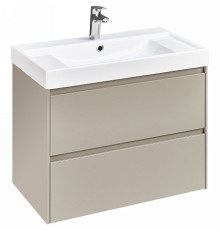Тумба под умывальник подвесная Roca Ona 785x450x565 мм 2 ящика Бежево-серый матовый A857630510
