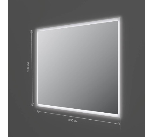 Зеркало AM.PM Spirit V2.0 80 см с LED-подсветкой и антизапотеванием M71AMOX0801SA