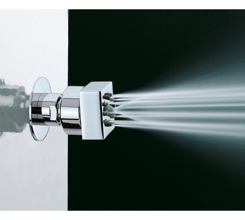 Уценка. Форсунка боковая для душа Bossini Cubic Gom хром I00135.030_УЦ