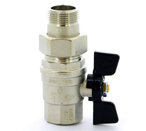 Кран шаровой Bugatti Oregon 3/4 НВ со сгоном бабочка 03220032