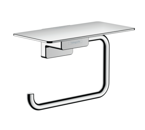 Держатель для туалетной бумаги Hansgrohe AddStoris с крышкой хром 41772000