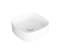 Раковина накладная SIMAS Folio квадратная 40х40х13 см белая FO03bi