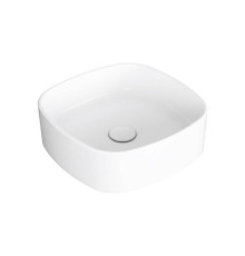 Раковина накладная SIMAS Folio квадратная 40х40х13 см белая FO03bi