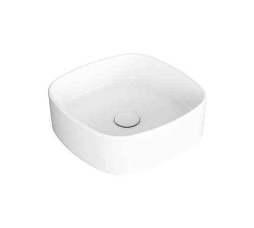 Раковина накладная SIMAS Folio квадратная 40х40х13 см белая FO03bi