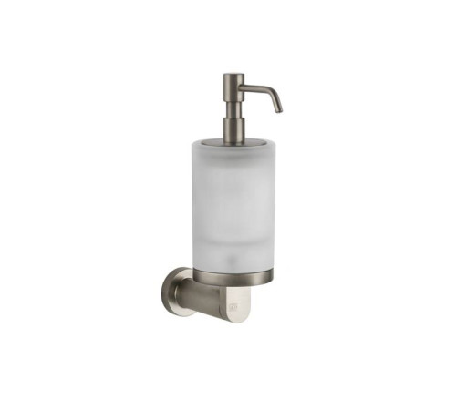 Дозатор для жидкого мыла подвесной Gessi Emporio Accessories сатинированное стекло Finox Brushed Nickel 38815#149