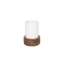 Стакан Decor Walther BASKET цвет ротанг темный 0532181