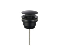 Донный клапан Aquanet PushOpen черный матовый AQM7003MB