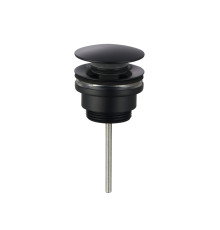 Донный клапан Aquanet PushOpen черный матовый AQM7003MB