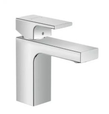 Смеситель для раковины hansgrohe Vernis Shape 100 однорычажный без сливного гарнитура хром 71569000