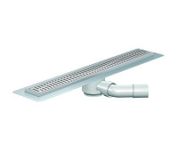 Душевой канал ACO Showerdrain B 885 мм высота 52 мм решетка Волна 90108068