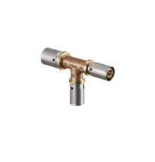 Тройник прессовый REHAU RAUTITAN RX 26-20-20 бронза 1513358
