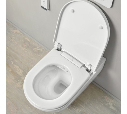 Унитаз-биде подвесной Villeroy & Boch ViClean-I200 CeramicPlus V0E200R1